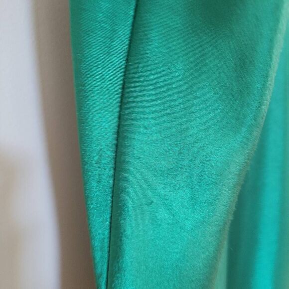 Vintage Alexandra Nicole emerald green slip dress lingerie coquette lace romanti - Picture 5 of 11